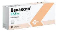 Велаксин 37.5мг таблетки №28 (КОТТОН КЛАБ ООО)