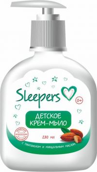 Sleepers (слиперс) крем-мыло детское с пантенолом и минд.маслом 280мл (АВАНТА ОАО)