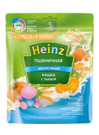 Heinz (Хайнц) каша молочная 200г пшеница тыква омега-3 (ХАЙНЦ-ГЕОРГИЕВСК ЗАО)