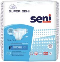 Seni Care (Сени) подгузники super large air №10 100-150 см (TZMO S.A.)