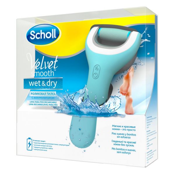 Scholl (шолл) пилка электрическая роликовая водонепрон с аккум. (Reckitt benckiser healthcare limited)