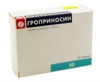 Гроприносин 500мг таблетки №50 (GEDEON RICHTER POLAND CO.LTD)
