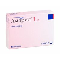 Амарил 1мг таблетки №30 (SANOFI-AVENTIS S.P.A.)