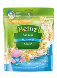 Heinz (Хайнц) каша молочная 200г овсянка омега-3 (ХАЙНЦ-ГЕОРГИЕВСК ЗАО)