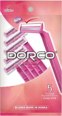 Dorco (Дорко) td-708 станок для бритья одноразовый №5 фиксир.головка 2 лезвия (DORCO CO.LTD)