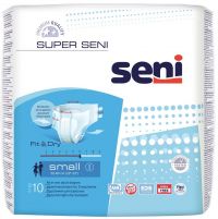 Seni Care (Сени) подгузники super small air №10 55-80 см (TZMO S.A.)