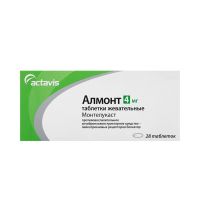 Алмонт 4мг таблетки жевательные №28 (ACTAVIS LTD.)