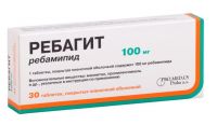 Ребагит 100мг таблетки покрытые плёночной оболочкой №30 (PRO.MED.CS PRAHA A.S.)