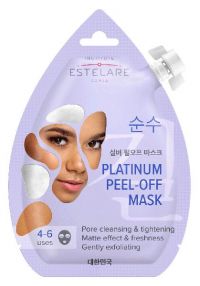 Estelare (эстеларе) маска-пленка для лица 20мл платиновая матирующая (ANCORS CO. LTD)