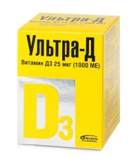 Ультра-д (витамин д) таблетки жевательные №60 (PHARMIA OY)