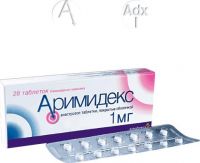 Аримидекс 1мг таблетки покрытые плёночной оболочкой №28 (ASTRAZENECA PHARMACEUTICAL LP/ASTRAZENECA UK LTD._2)