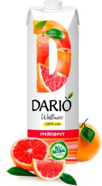 Dario Wellness (Дарио велнес) нектар 0,95л грейпфрут (САНФРУТ ООО)