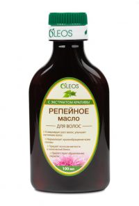 Oleos (Олеос) репейное масло для волос 100мл крапива (ОЛЕОС ООО)