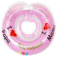 Круг для купания - погремушка 6-36 кг розовый полуцветн. bs12a-b (SHENG FA LI PLASTIC PRODUCTS CO. LTD)