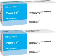 Риссет 4мг таблетки покрытые плёночной оболочкой №20 (PLIVA HRVATSKA D.O.O.)
