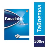 Панадол 500мг таблетки покрытые плёночной оболочкой №12 (GLAXOSMITHKLINE DUNGARVAN LTD.)