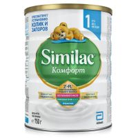 Similac (Симилак) молочная смесь комфорт 1 750г 0-6 мес. (ABBOTT LABORATORIES S.A.)