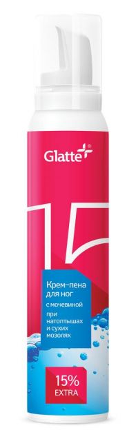 Glatte (Глатте) крем-пена для ног 125мл экстра (РИА ПАНДА/ ВИС ООО)