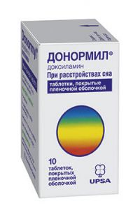 Донормил 15мг таблетки покрытые плёночной оболочкой №10 (UPSA SAS)