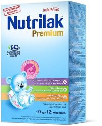 Nutrilak  (Нутрилак) молочная смесь премиум с пребиотиком 400г 0-12 мес. (ИНФАПРИМ АО)