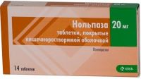 Нольпаза 20мг таблетки покрытые кишечнорастворимой оболочкой №14 (КРКА-РУС ООО)