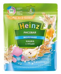 Heinz (Хайнц) каша молочная 200г рис груша омега-3 (ХАЙНЦ-ГЕОРГИЕВСК ЗАО)