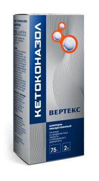 Кетоконазол шампунь от перхоти 2% 75мл (ВЕРТЕКС АО)