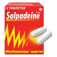 Солпадеин фаст таблетки покрытые плёночной оболочкой №12 (GLAXOSMITHKLINE DUNGARVAN LTD.)
