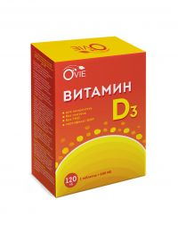 Витамин d3 ovie 600ме таб.д/рассас. №120 (ЭВАЛАР ЗАО)