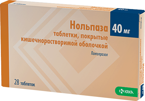 Нольпаза 40мг таб.п/об.киш/раств. №28 (Krka d.d.)