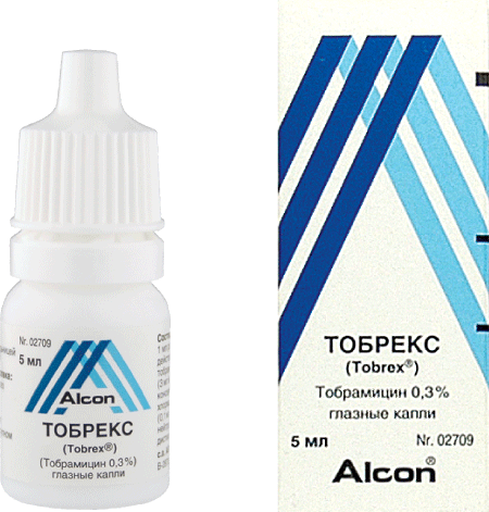 Тобрекс 2х 0.3% 5мл капли глазн. №1 фл.-кап. (Alcon cusi s.a.)